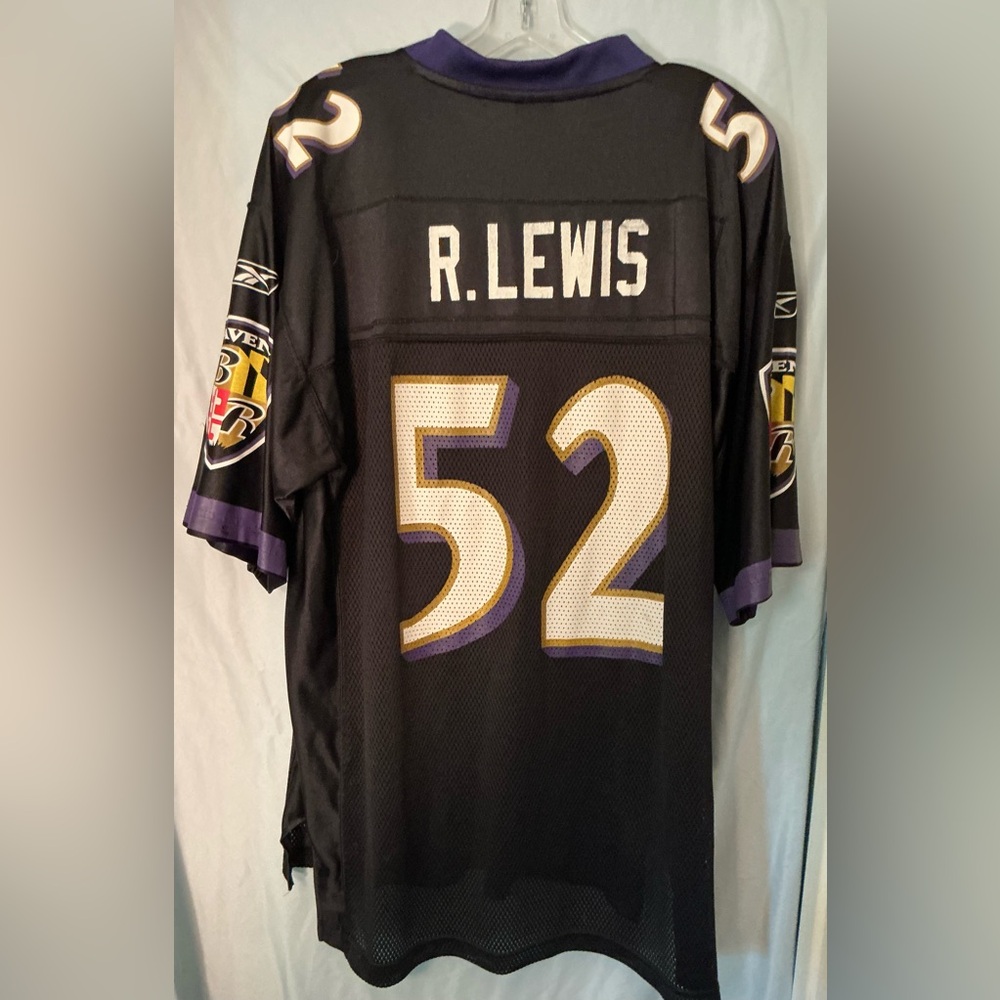 Rare Vintage NFL Baltimore Ravens Replica Football Jersey - Black & Purple 2000 - Picture 5 of 7